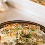 Spinach Artichoke Ravioli Bake